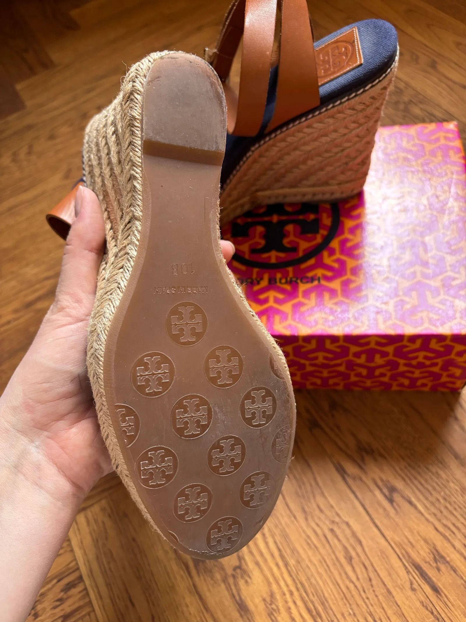 Tory Burch Tory Burch Bernadine espadrille Sandals Size US 10 / IT 40 - 3 Thumbnail