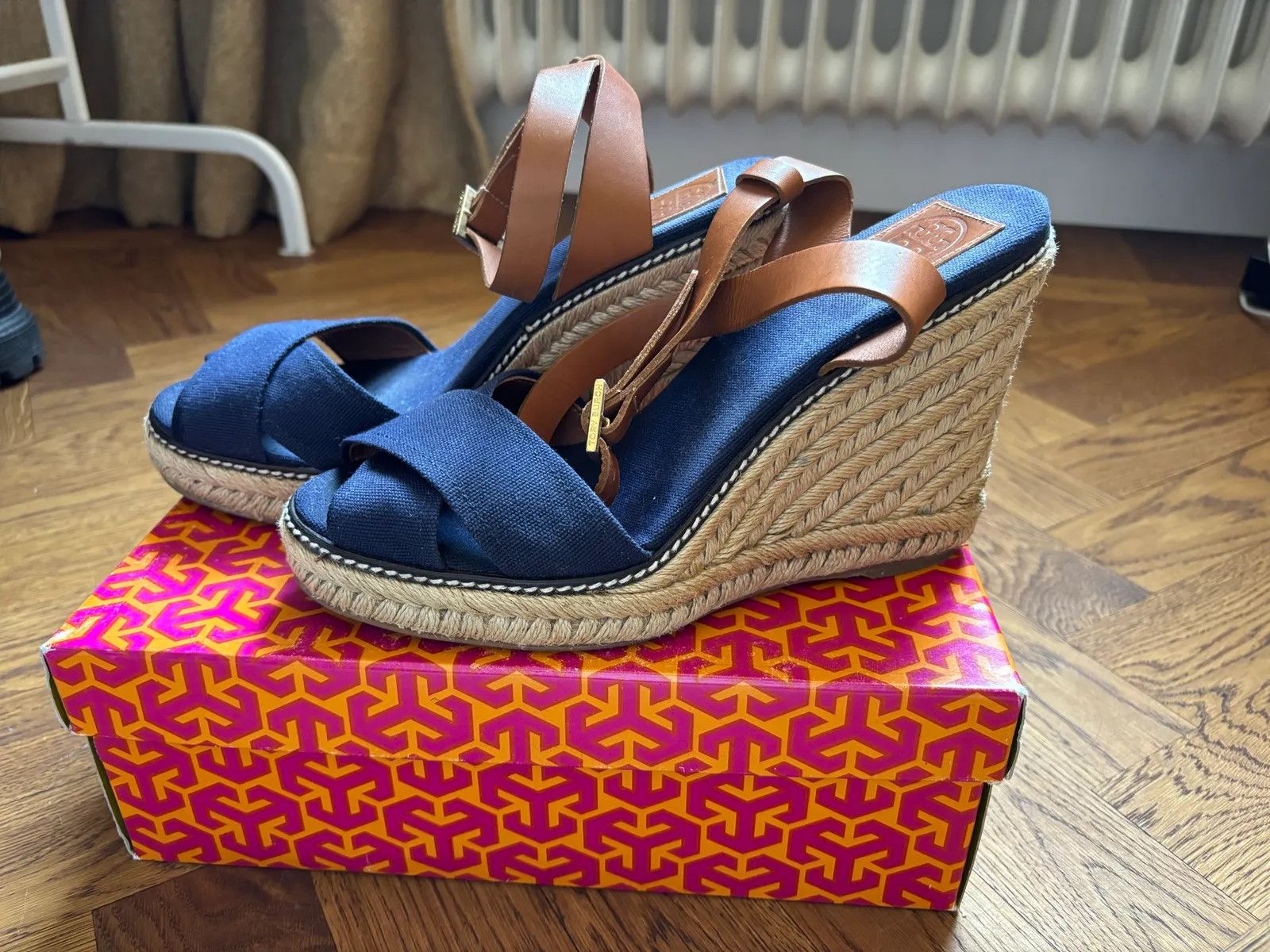 Tory Burch Tory Burch Bernadine espadrille Sandals Size US 10 / IT 40 - 2 Thumbnail