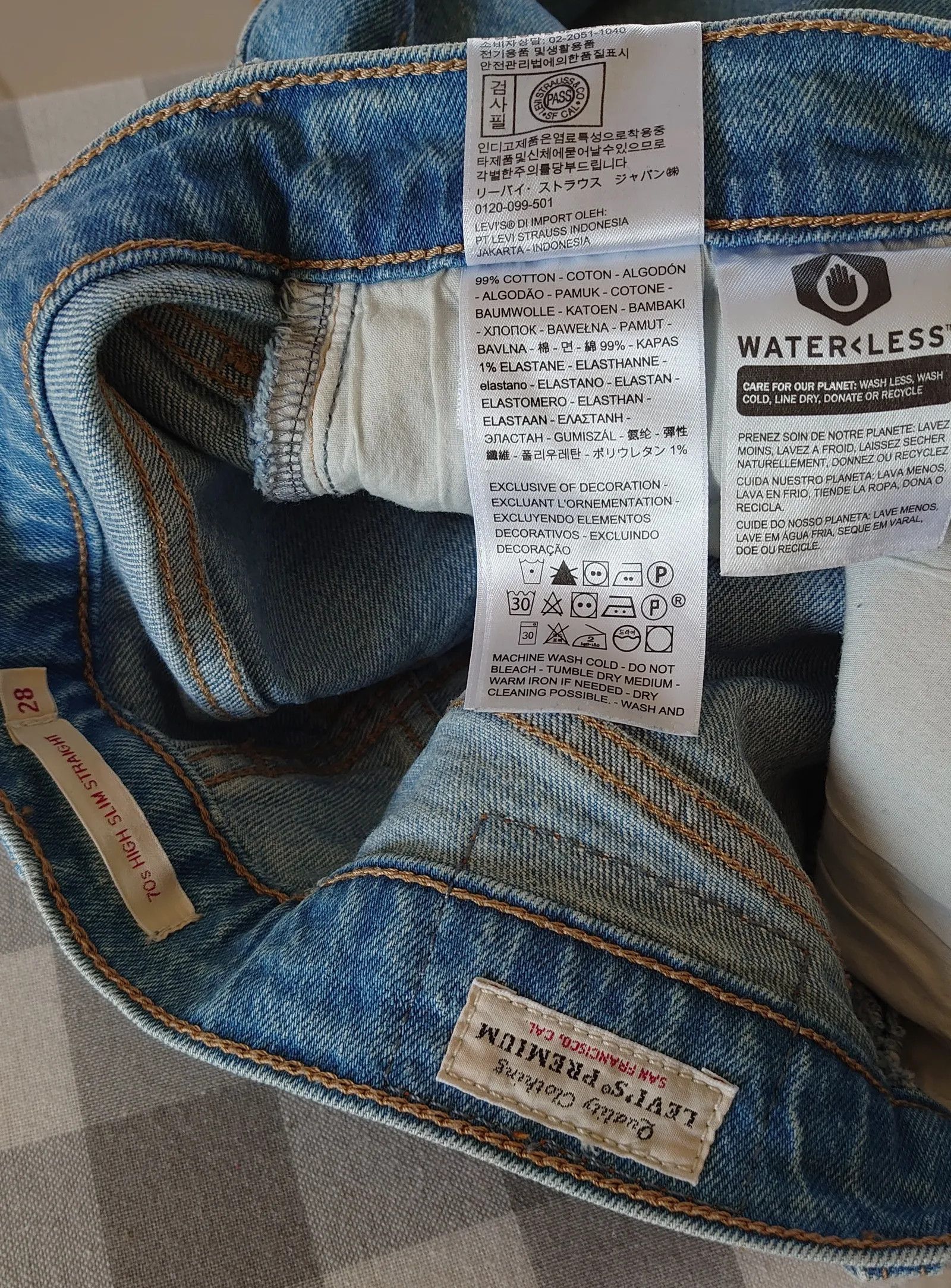 Levi's Levi's 70s High Slim Straight Jeans Size 28" / US 6 / IT 42 - 3 Thumbnail