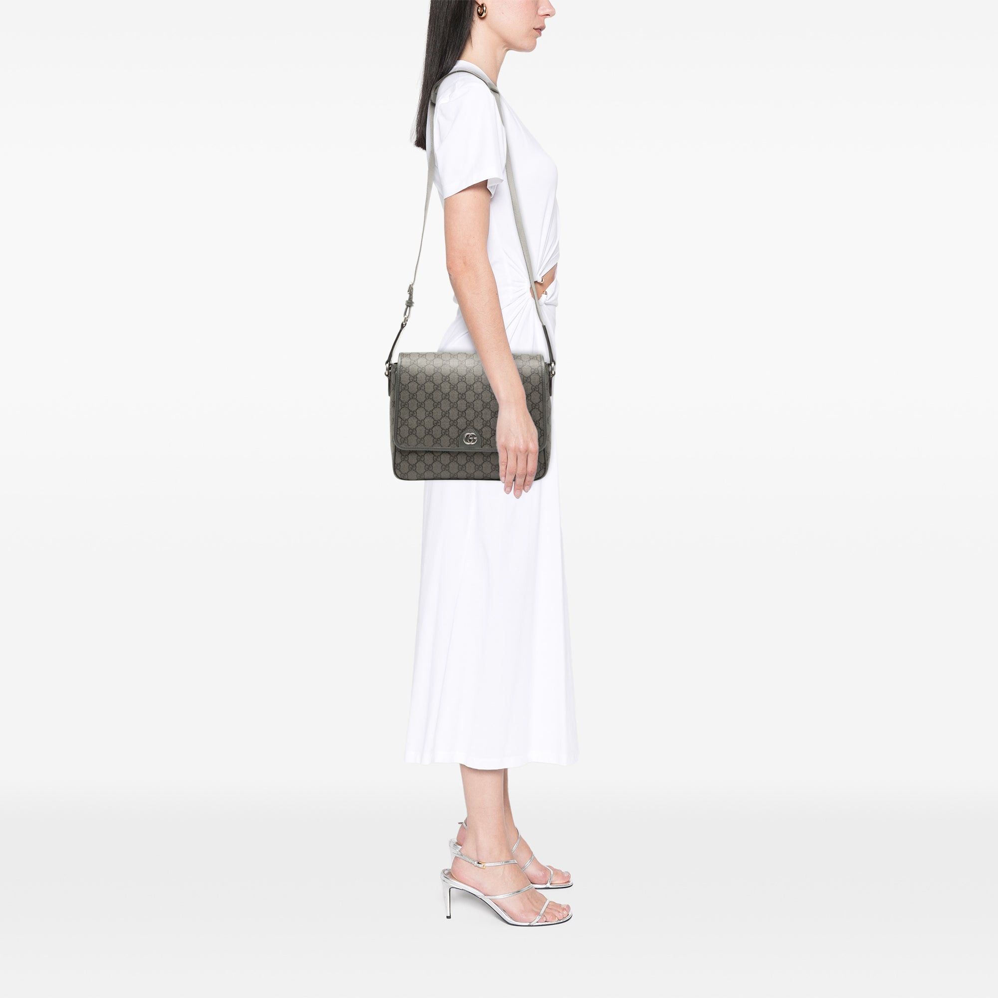 Gucci Medium GG Supreme Ophidia Messenger Bag Size ONE SIZE - 7 Thumbnail