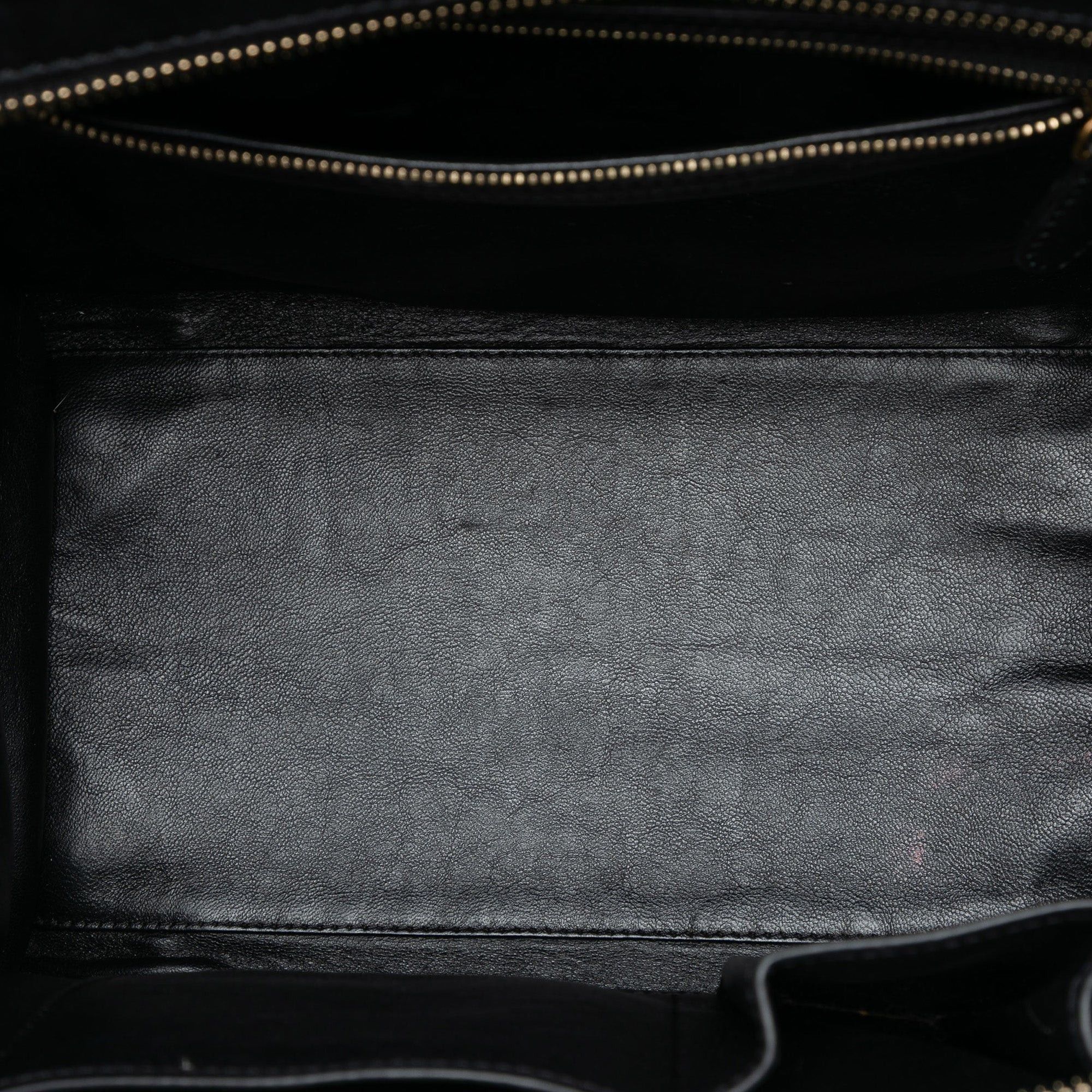 Celine Mini Bicolor Canvas and Leather Luggage Tote Size ONE SIZE - 4 Thumbnail