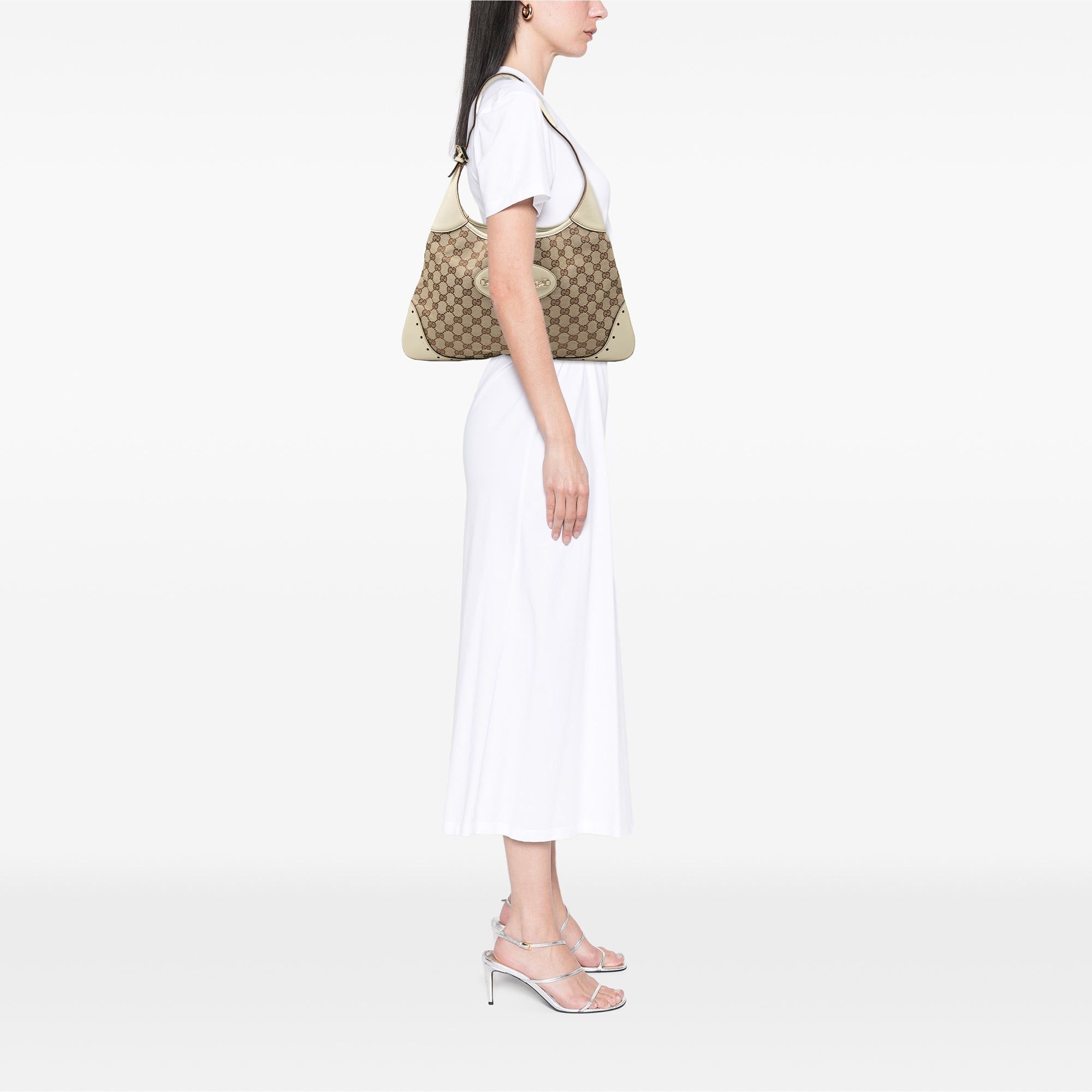 Gucci GG Canvas Punch Hobo Size ONE SIZE - 9 Thumbnail
