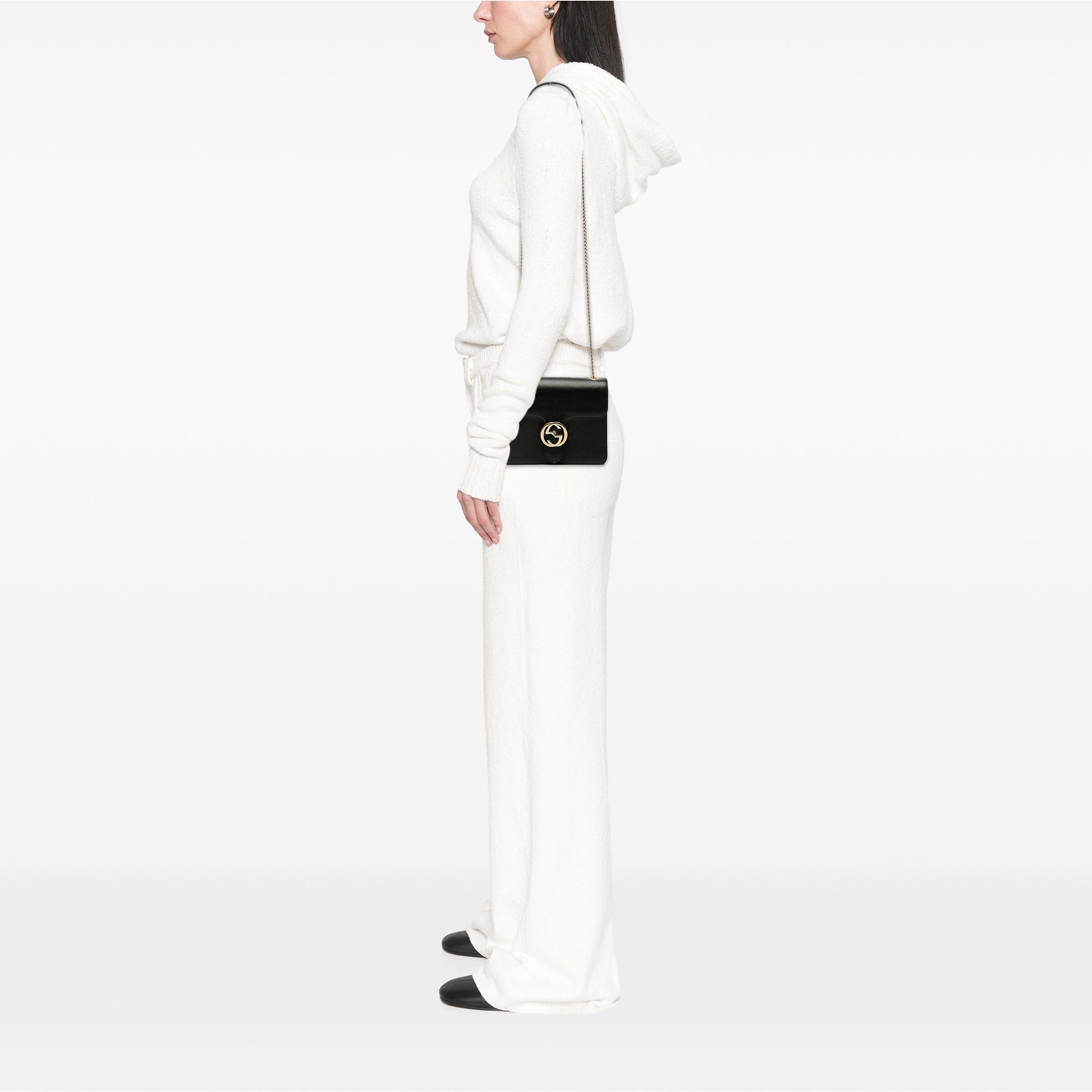 Gucci Small Dollar Calfskin Interlocking G Crossbody Size ONE SIZE - 7 Thumbnail