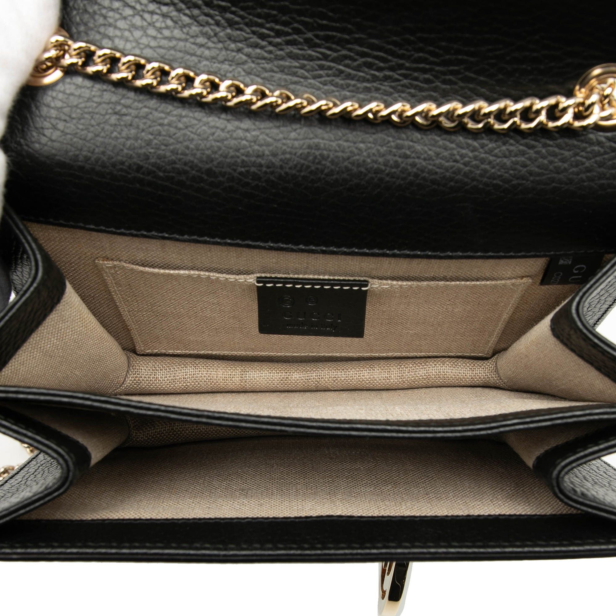 Gucci Small Dollar Calfskin Interlocking G Crossbody Size ONE SIZE - 4 Thumbnail