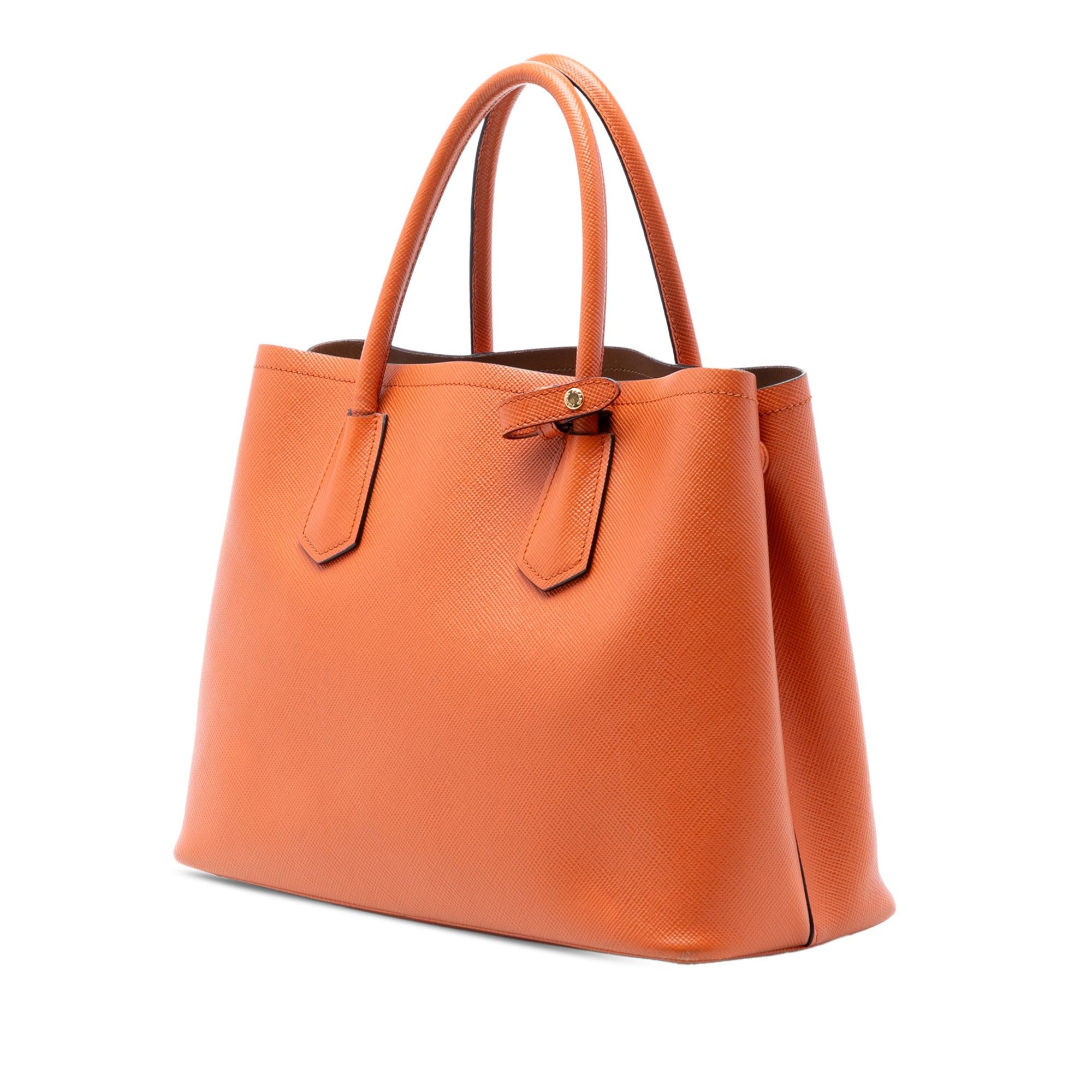 Prada Medium Saffiano Cuir Double Satchel Size ONE SIZE - 2 Thumbnail