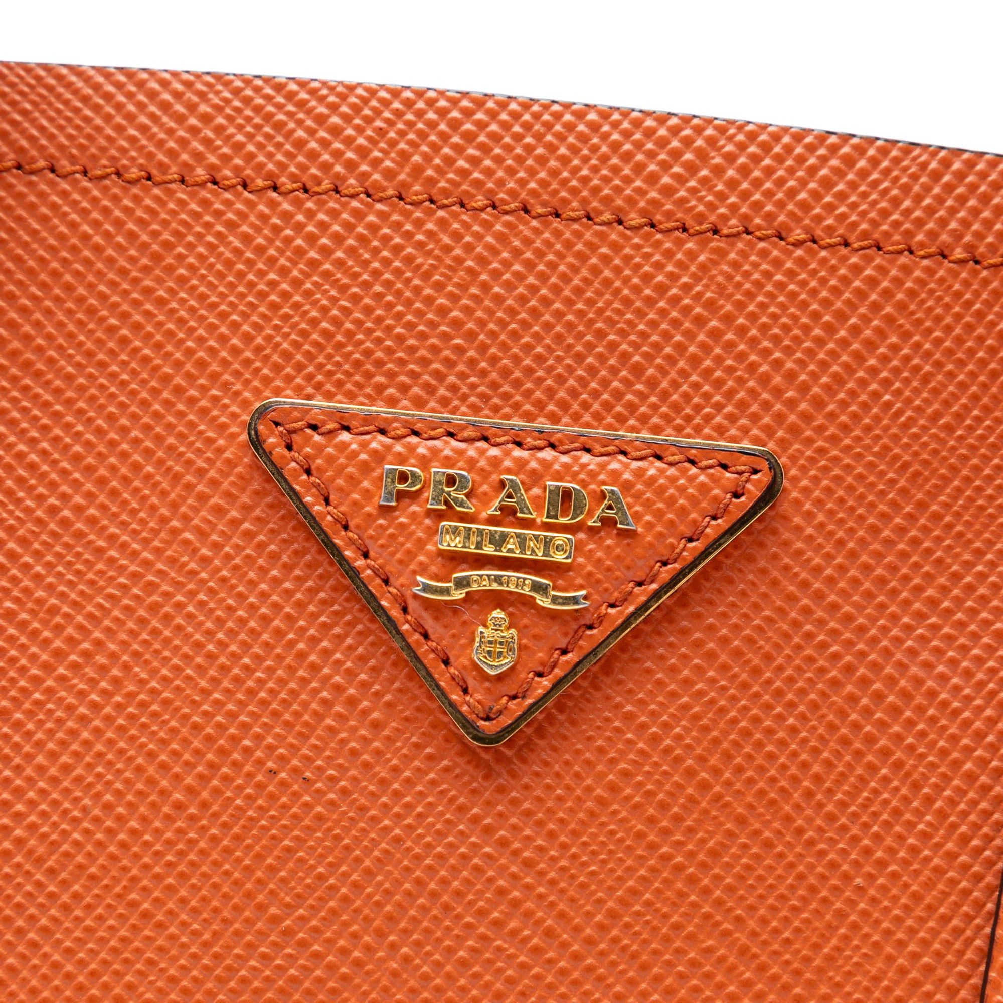 Prada Medium Saffiano Cuir Double Satchel Size ONE SIZE - 5 Thumbnail