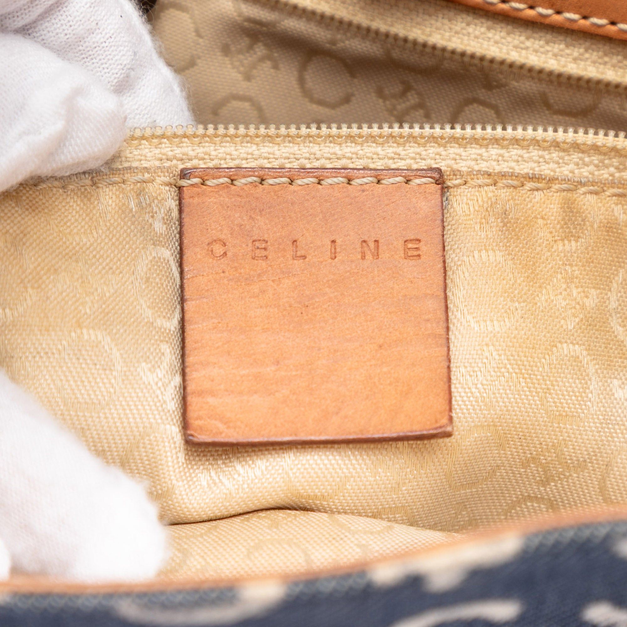 Celine C Macadam Denim Shoulder Bag Size ONE SIZE - 5 Thumbnail