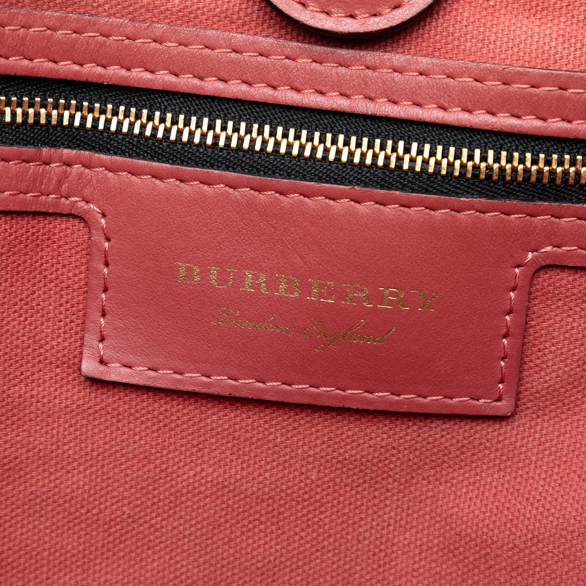 Burberry Small Haymarket Check Canvas Canterbury Tote Size ONE SIZE - 5 Thumbnail
