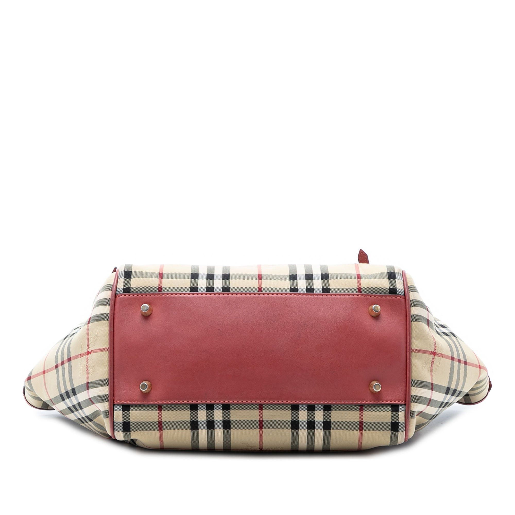 Burberry Small Haymarket Check Canvas Canterbury Tote Size ONE SIZE - 3 Thumbnail