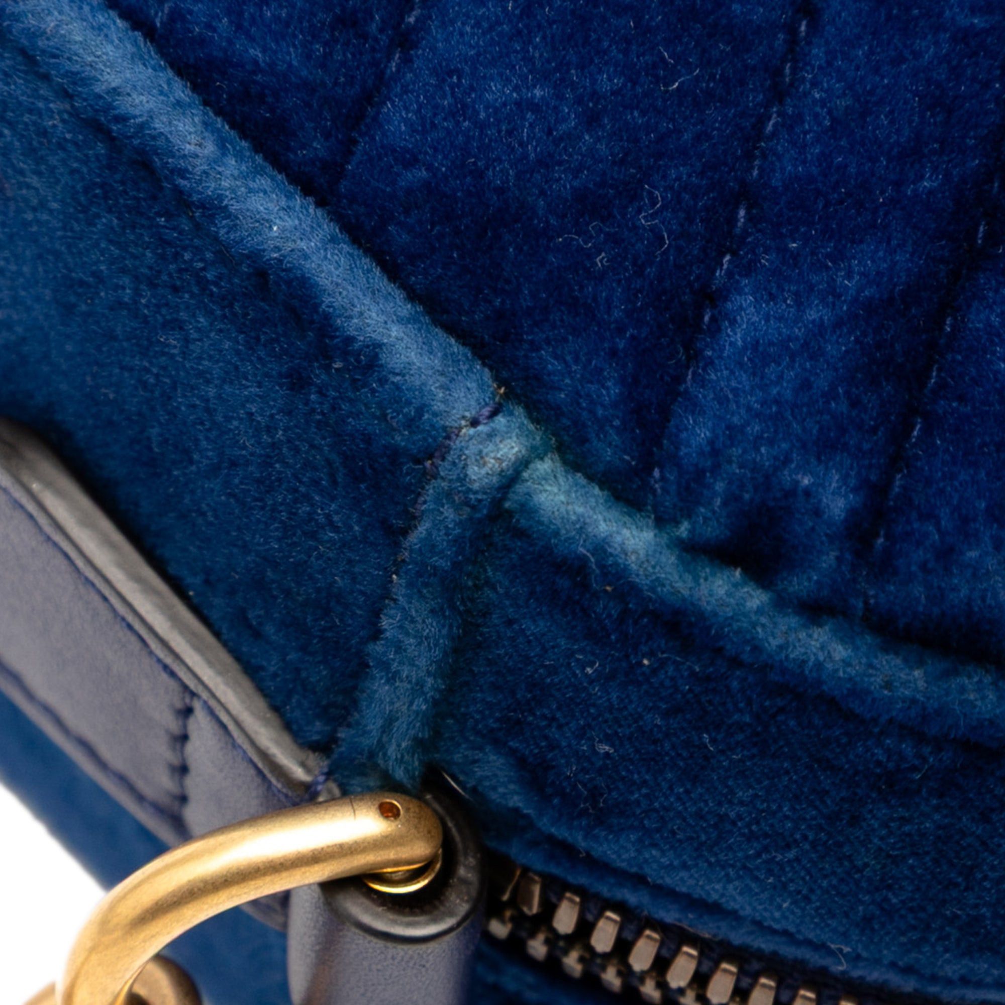 Gucci Small GG Marmont Matelasse Velvet Crossbody Size ONE SIZE - 8 Thumbnail