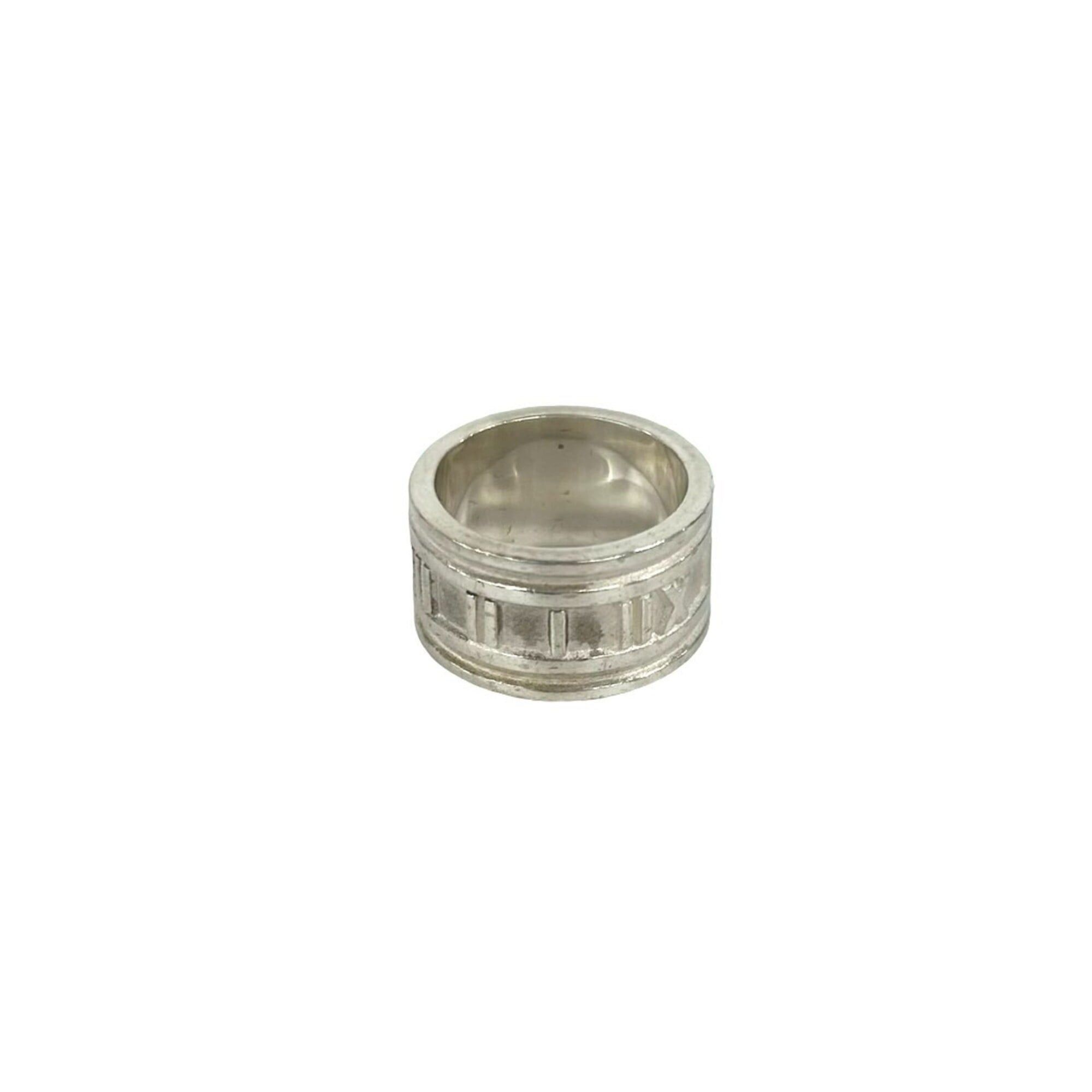 Tiffany & Co. TIFFANY&Co. Tiffany Atlas Sterling Silver 925 Ring -0408 Size ONE SIZE - 4 Thumbnail