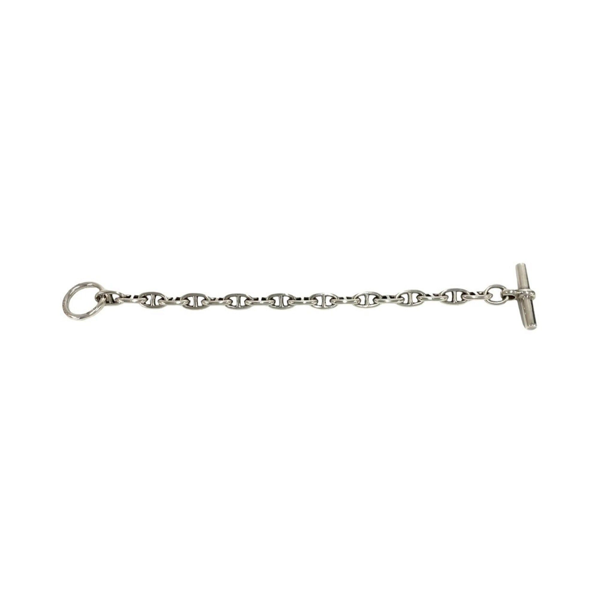 Hermes HERMES Vintage Chaine d'Ancre PM 18-link Cursive Script Sterling Silver Bracelet (Silver 27802) Size ONE SIZE - 5 Thumbnail