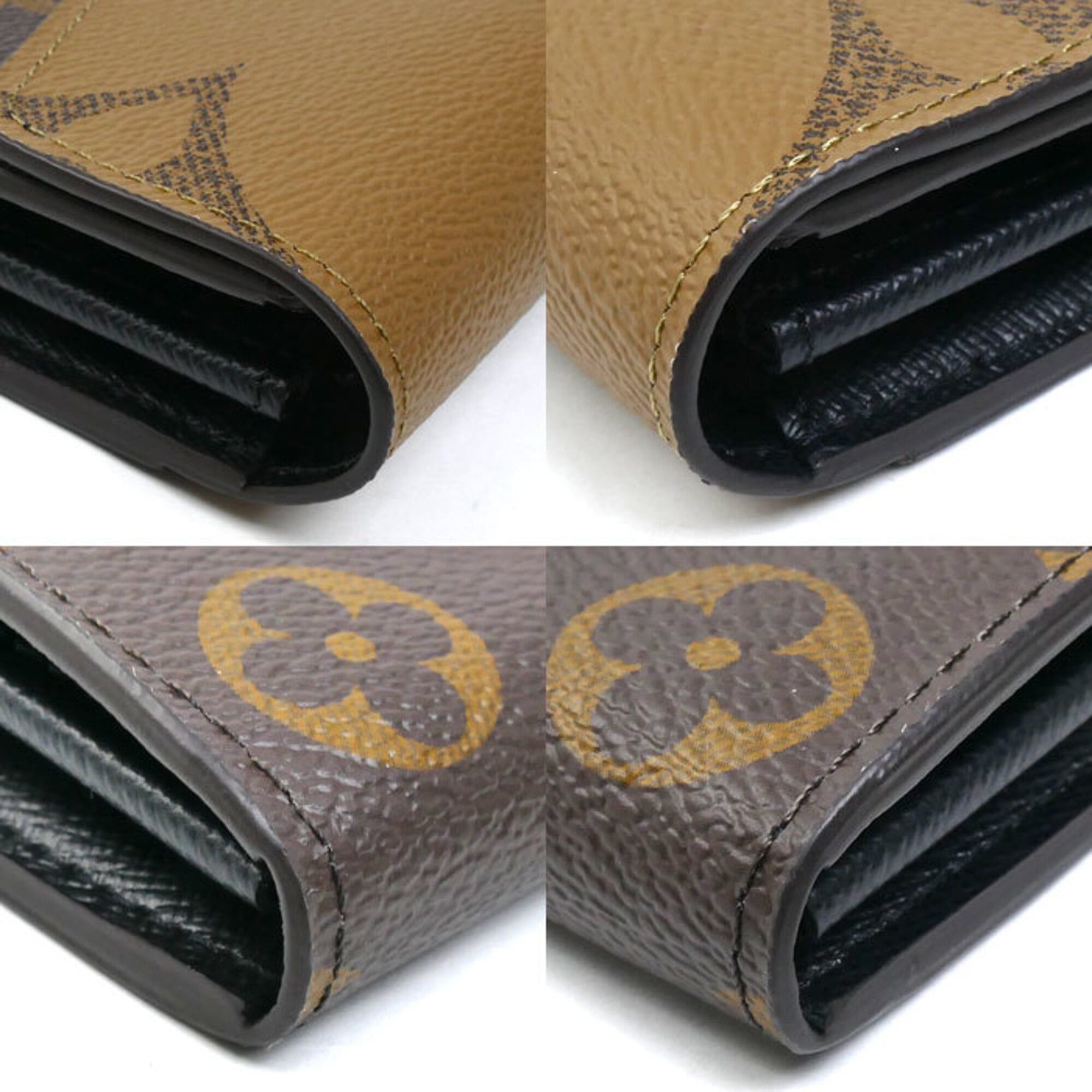 Louis Vuitton Louis Vuitton Portefeuille Sarah Long Wallet Monogram Giant Reverse Brown M80726 Women's Size ONE SIZE - 5 Thumbnail