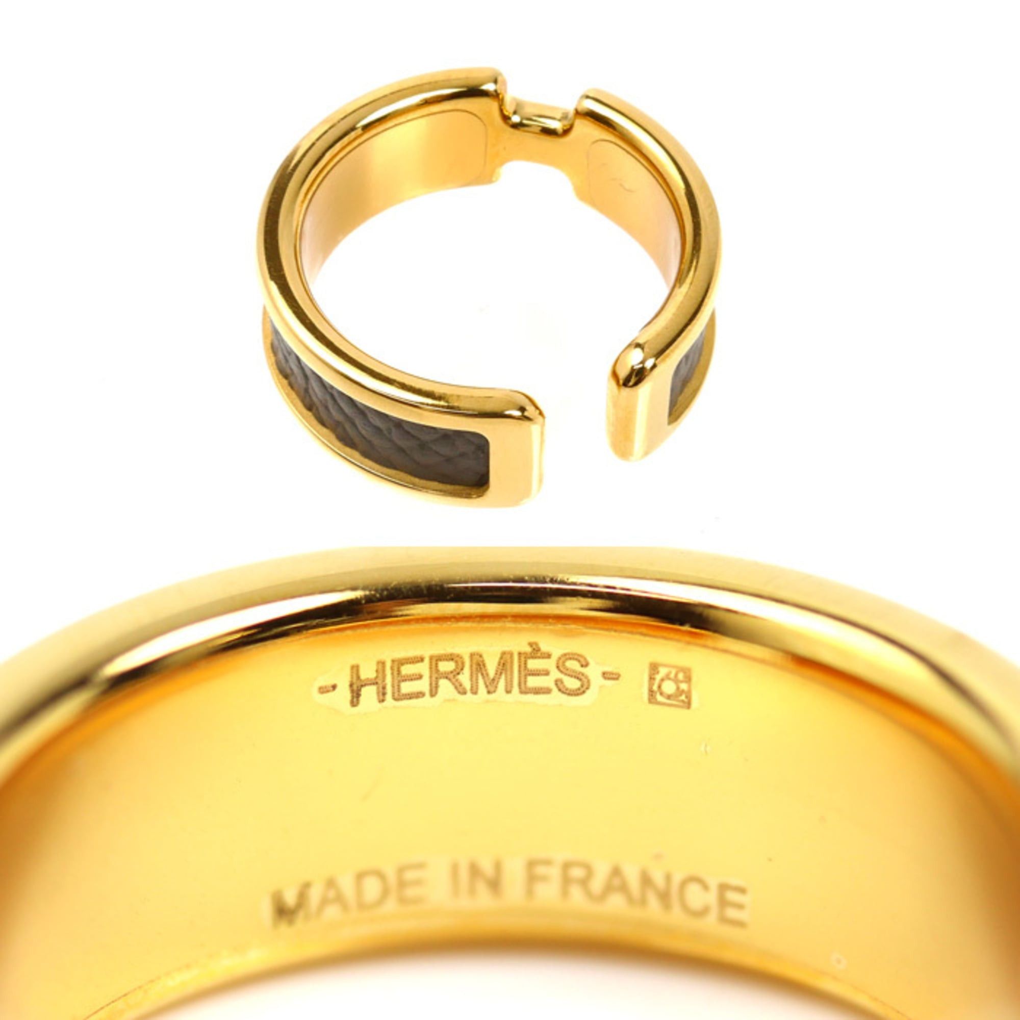 Hermes Hermes GP Leather Olympe GM Earrings Ear Cuff Women's Size ONE SIZE - 4 Thumbnail