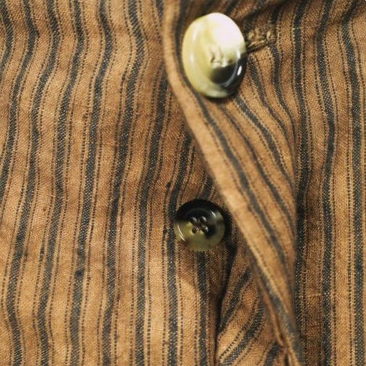 Other Other Omar Afridi KAKISHIBU STRIPES Linen Shorts Textile Shorts OA-SS20-TRS-104-02 DUTY FREE for USA Size ONE SIZE - 5 Thumbnail