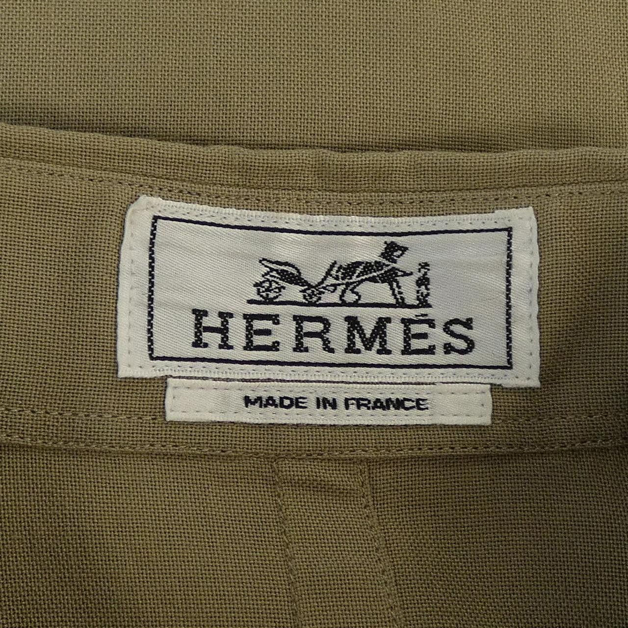 Hermes Hermes Hermes Cotton Shirt Textile Dress Shirt DUTY FREE for USA Size ONE SIZE - 4 Thumbnail
