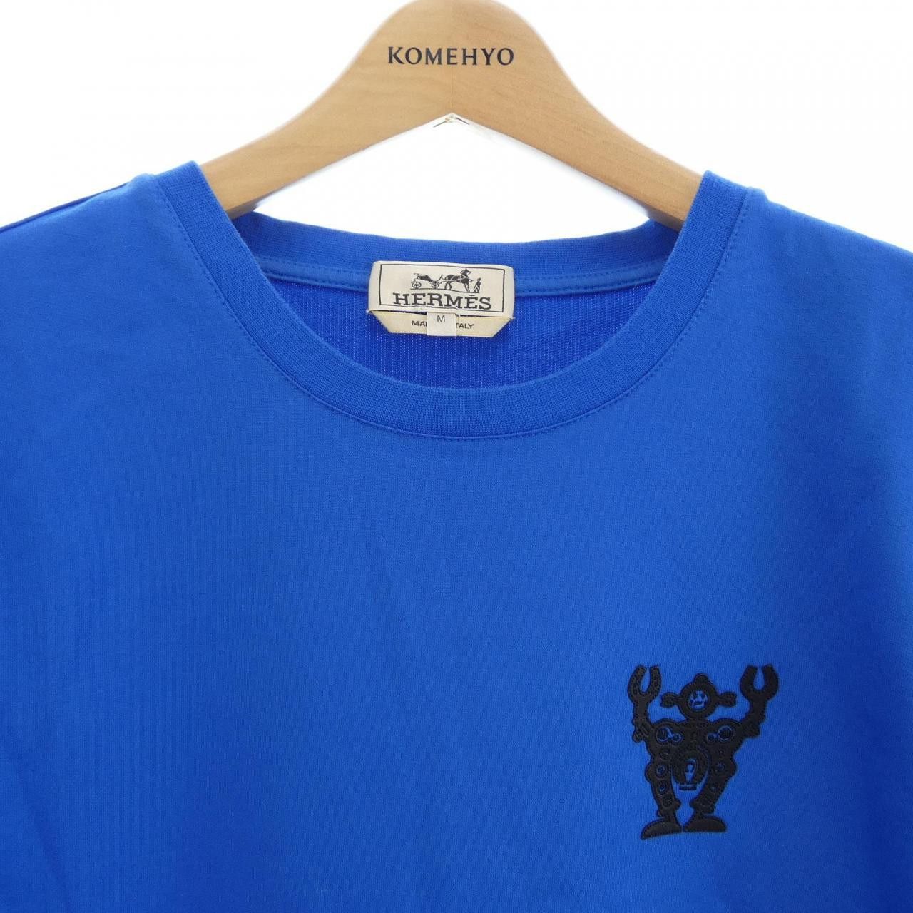 Hermes Hermes Hermes HELLO MR.FARRIER Cotton T Shirt Textile T-Shirts DUTY FREE for USA Size ONE SIZE - 5 Thumbnail