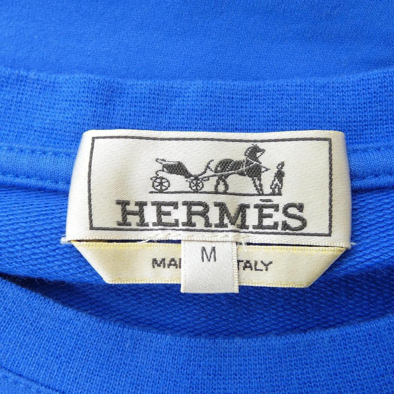 Hermes Hermes Hermes HELLO MR.FARRIER Cotton T Shirt Textile T-Shirts DUTY FREE for USA Size ONE SIZE - 4 Thumbnail