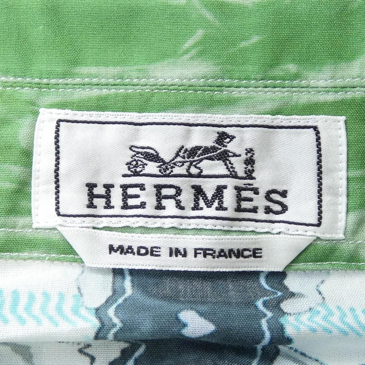 Hermes Hermes Hermes Tatersale Remix Bis Short Sleeve Shirt Textile Dress Shirt DUTY FREE for USA Size ONE SIZE - 4 Thumbnail