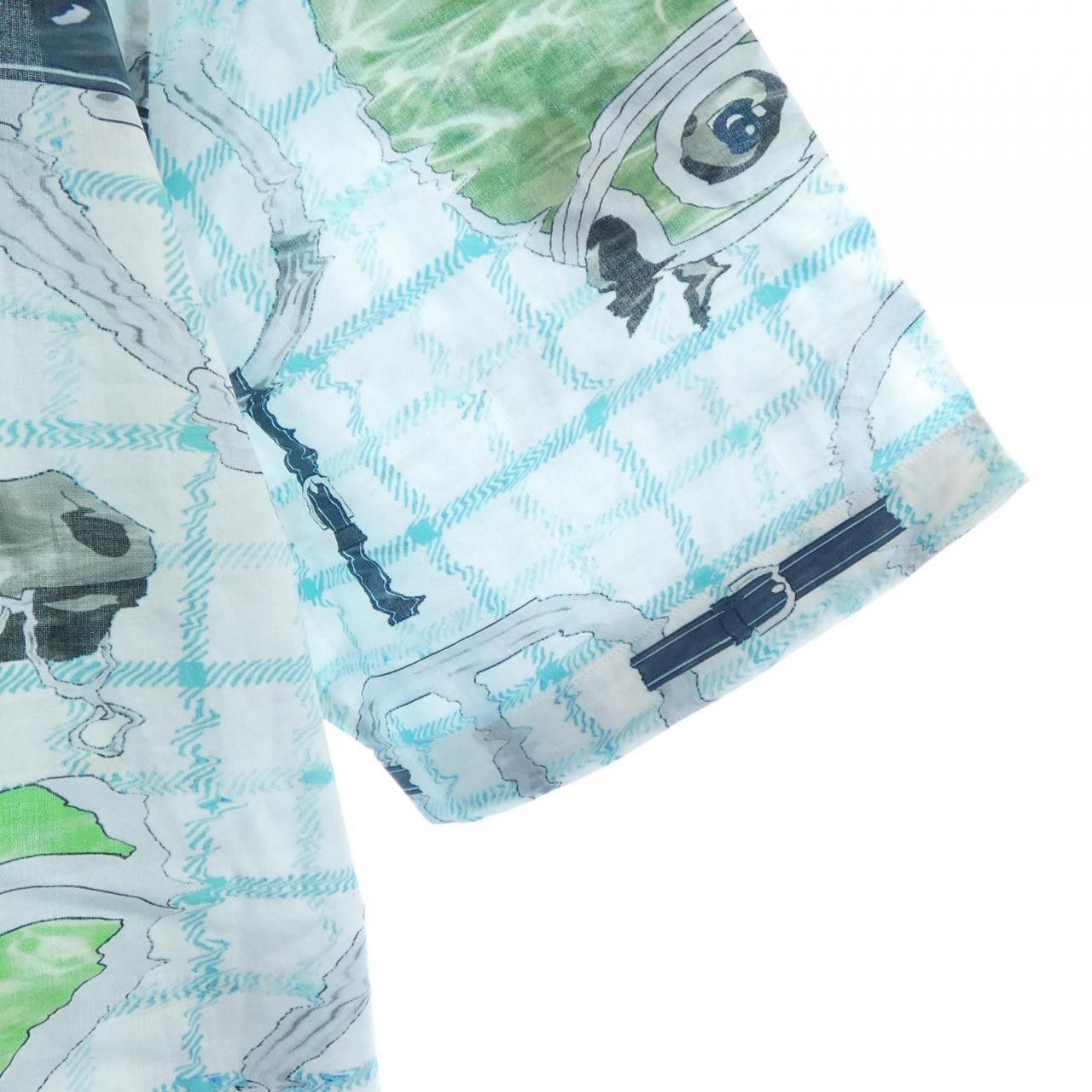 Hermes Hermes Hermes Tatersale Remix Bis Short Sleeve Shirt Textile Dress Shirt DUTY FREE for USA Size ONE SIZE - 6 Thumbnail