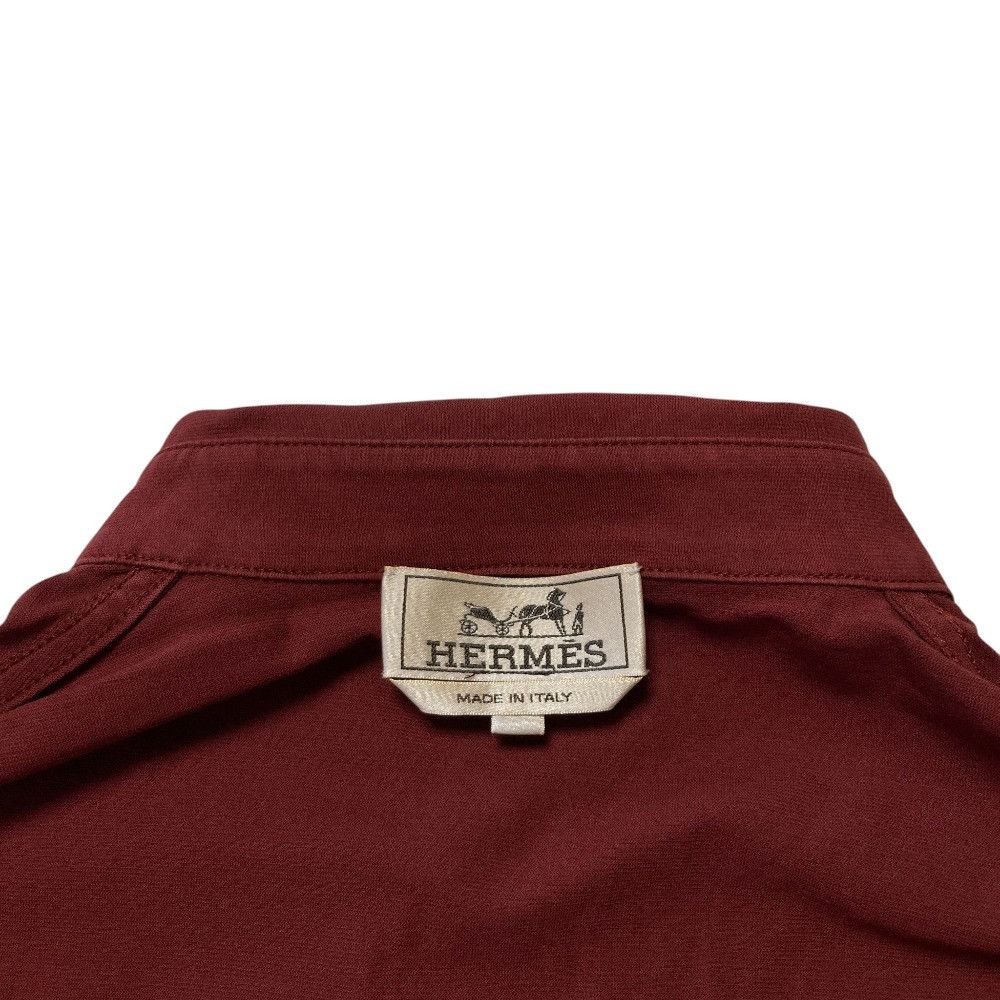 Hermes Hermes Hermes Cotton Knit Short Sleeve Polo Shirt Textile Tops DUTY FREE for USA Size ONE SIZE - 10 Thumbnail