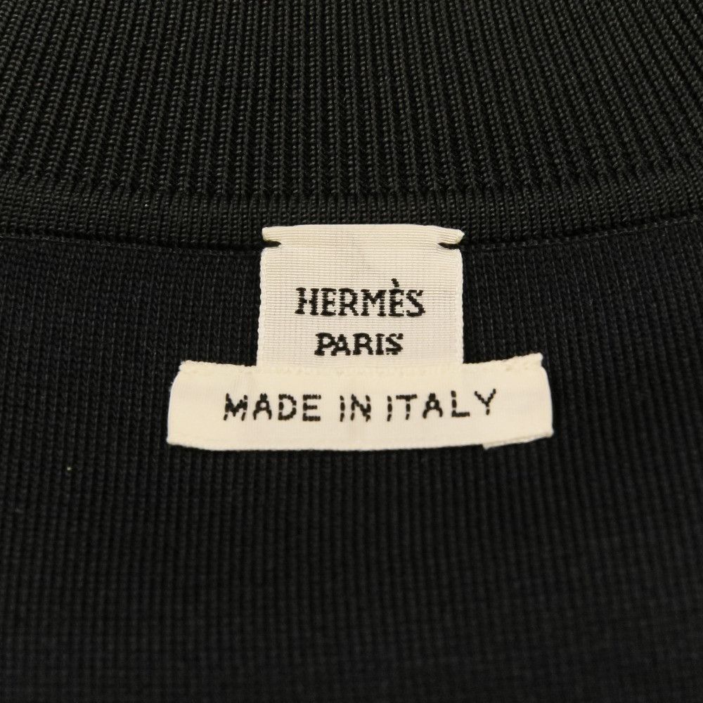 Hermes Hermes Hermes Coaching Relief Silk Knit Short Sleeve Sweater Textile Tops DUTY FREE for USA Size ONE SIZE - 10 Thumbnail