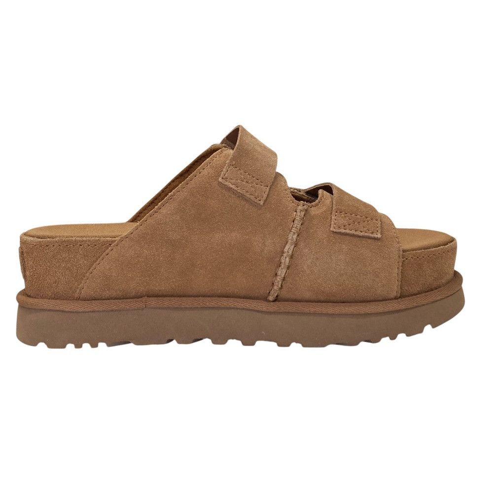 Ugg UGG UGG Goldenstar High Slide Platform Sandals Leather Shoes DUTY FREE for USA Size ONE SIZE - 8 Thumbnail