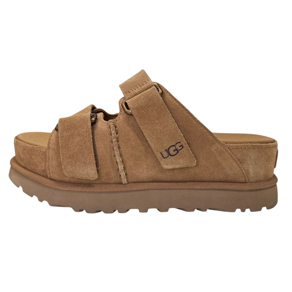 Ugg UGG UGG Goldenstar High Slide Platform Sandals Leather Shoes DUTY FREE for USA Size ONE SIZE - 6 Thumbnail
