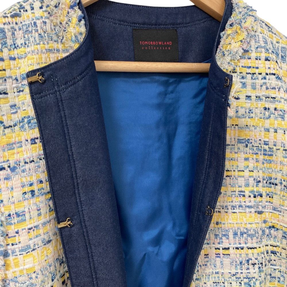Other Other TOMORROWLAND Jaune Line Fancy Vest Textile Tops 14-07-52-07452 DUTY FREE for USA Size ONE SIZE - 5 Thumbnail