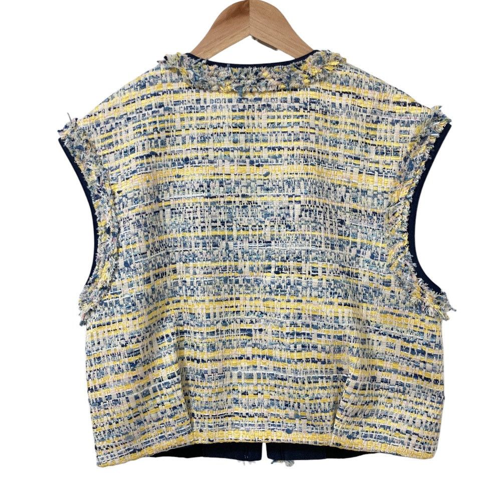 Other Other TOMORROWLAND Jaune Line Fancy Vest Textile Tops 14-07-52-07452 DUTY FREE for USA Size ONE SIZE - 2 Thumbnail