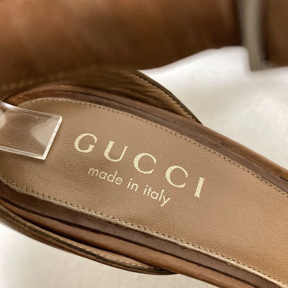 Gucci Gucci Gucci Leather Sandals Leather Shoes DUTY FREE for USA Size ONE SIZE - 10 Thumbnail