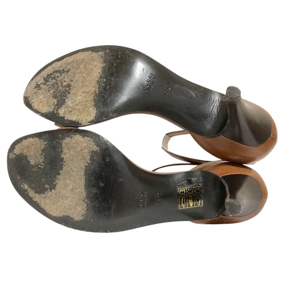 Gucci Gucci Gucci Leather Sandals Leather Shoes DUTY FREE for USA Size ONE SIZE - 6 Thumbnail