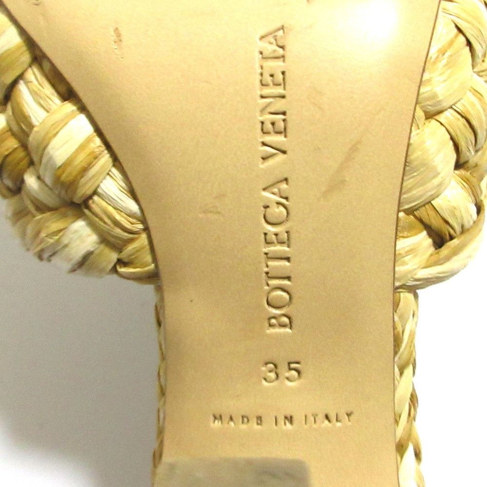 Bottega Veneta Bottega Veneta Bottega Veneta Raffia Mule Sandals Plant-based Shoes DUTY FREE for USA Size ONE SIZE - 9 Thumbnail