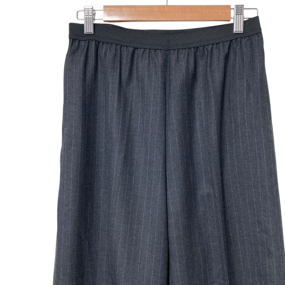 Other Other AP STUDIO Wool Stripe Easy Slacks Textile Pants DUTY FREE for USA Size ONE SIZE - 2 Thumbnail