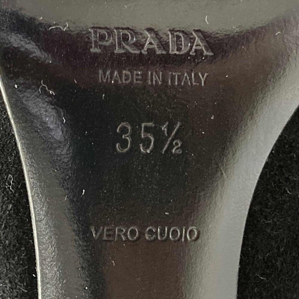 Prada Prada Prada Suede Pointed Toe Short Boots Leather Shoes DUTY FREE for USA Size ONE SIZE - 12 Thumbnail
