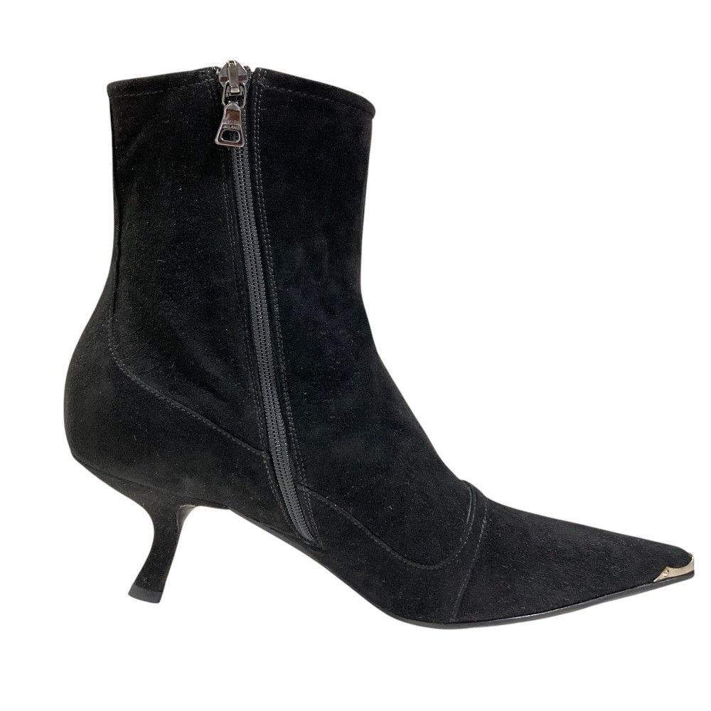 Prada Prada Prada Suede Pointed Toe Short Boots Leather Shoes DUTY FREE for USA Size ONE SIZE - 7 Thumbnail