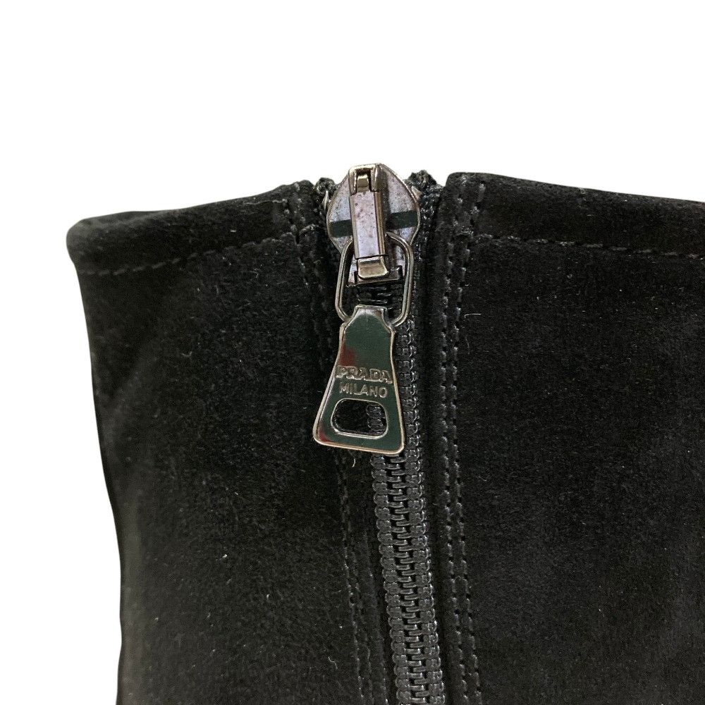 Prada Prada Prada Suede Pointed Toe Short Boots Leather Shoes DUTY FREE for USA Size ONE SIZE - 8 Thumbnail