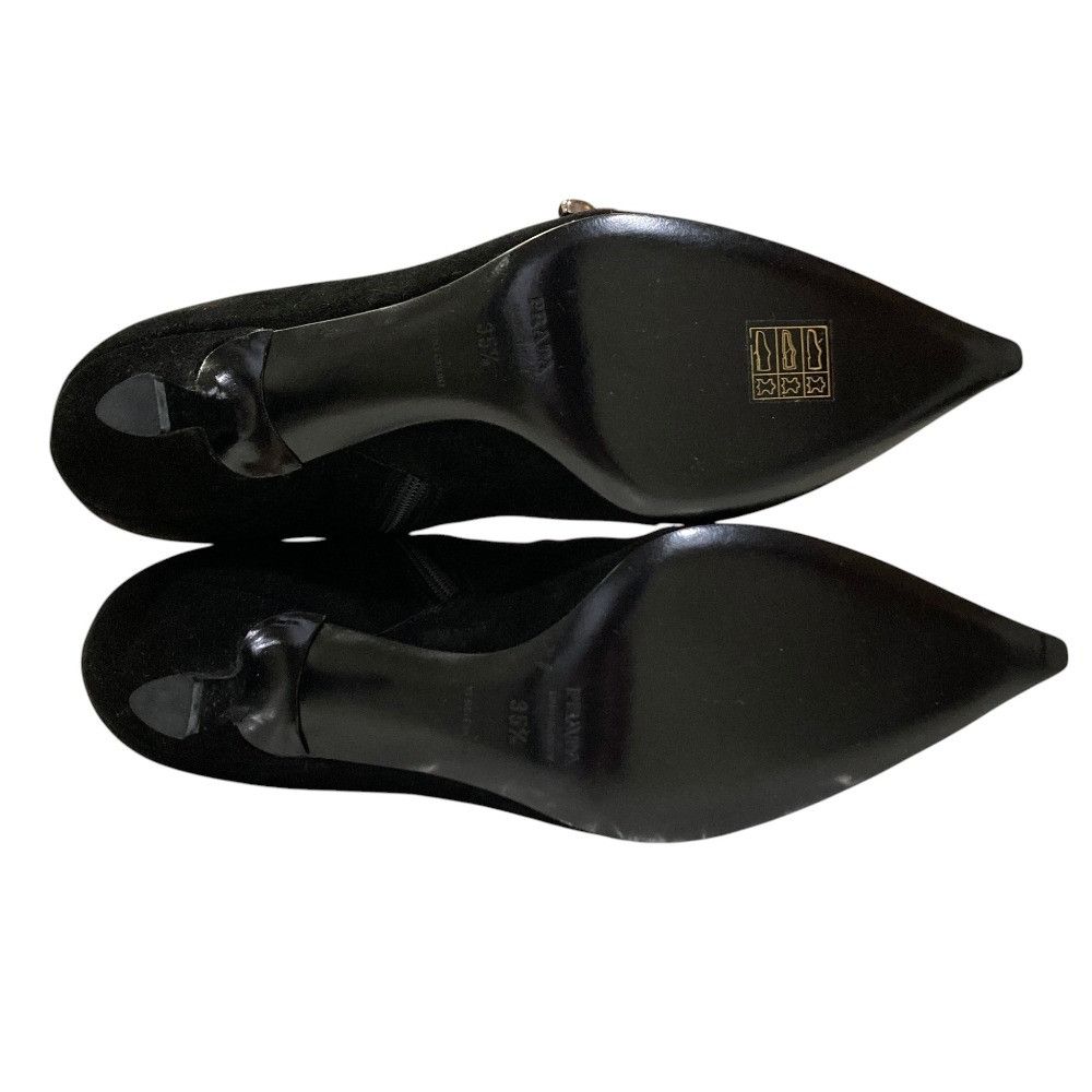 Prada Prada Prada Suede Pointed Toe Short Boots Leather Shoes DUTY FREE for USA Size ONE SIZE - 11 Thumbnail
