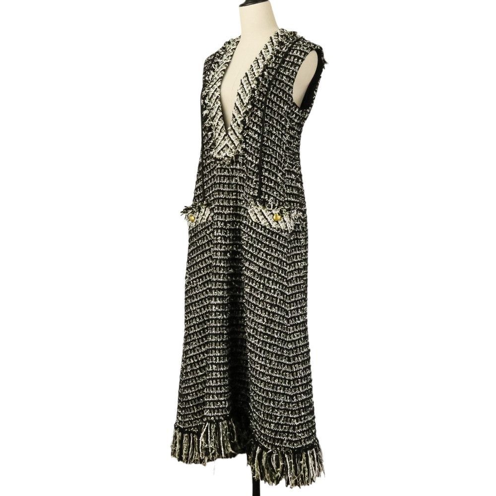 Other Other BLAMINK Lame Tweed Long Sleeveless Dress Textile Dresses 79262990393 DUTY FREE for USA Size ONE SIZE - 2 Thumbnail