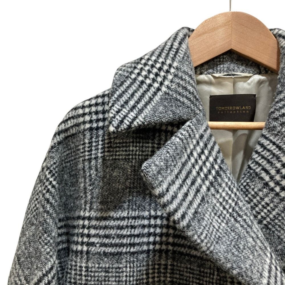 Other Other Tomorrowland Collection Broken Glen Check Double Breasted Coat Textile Outerwear DUTY FREE for USA Size ONE SIZE - 2 Thumbnail