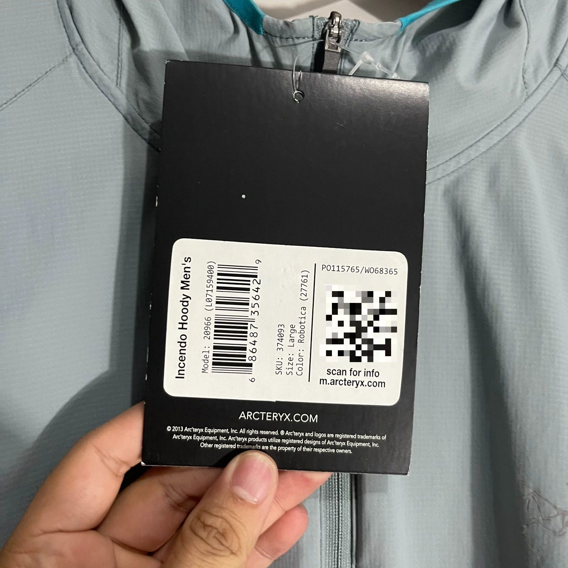 Arc'teryx Arcteryx Incendo Wind Shell Jacket Size US L / EU 52-54 / 3 - 3 Thumbnail