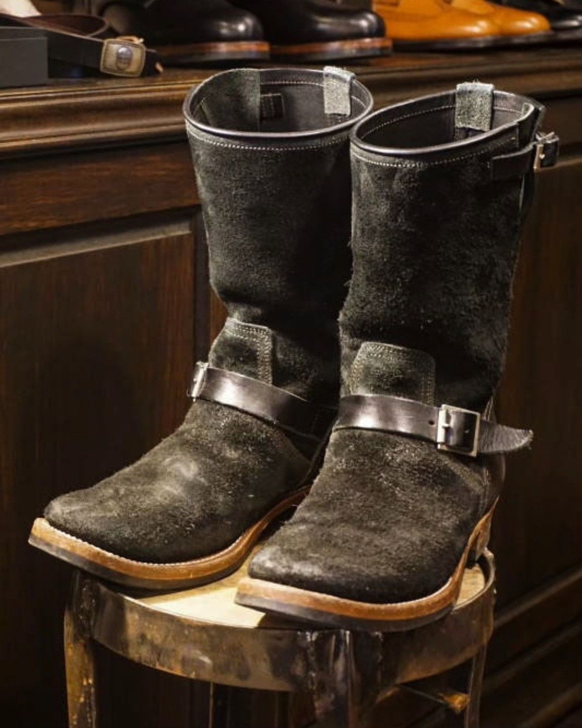 Clinch Boots Clinch x BSW Black Roughout Engineer Boots Size US 9 / EU 42 - 9 Thumbnail