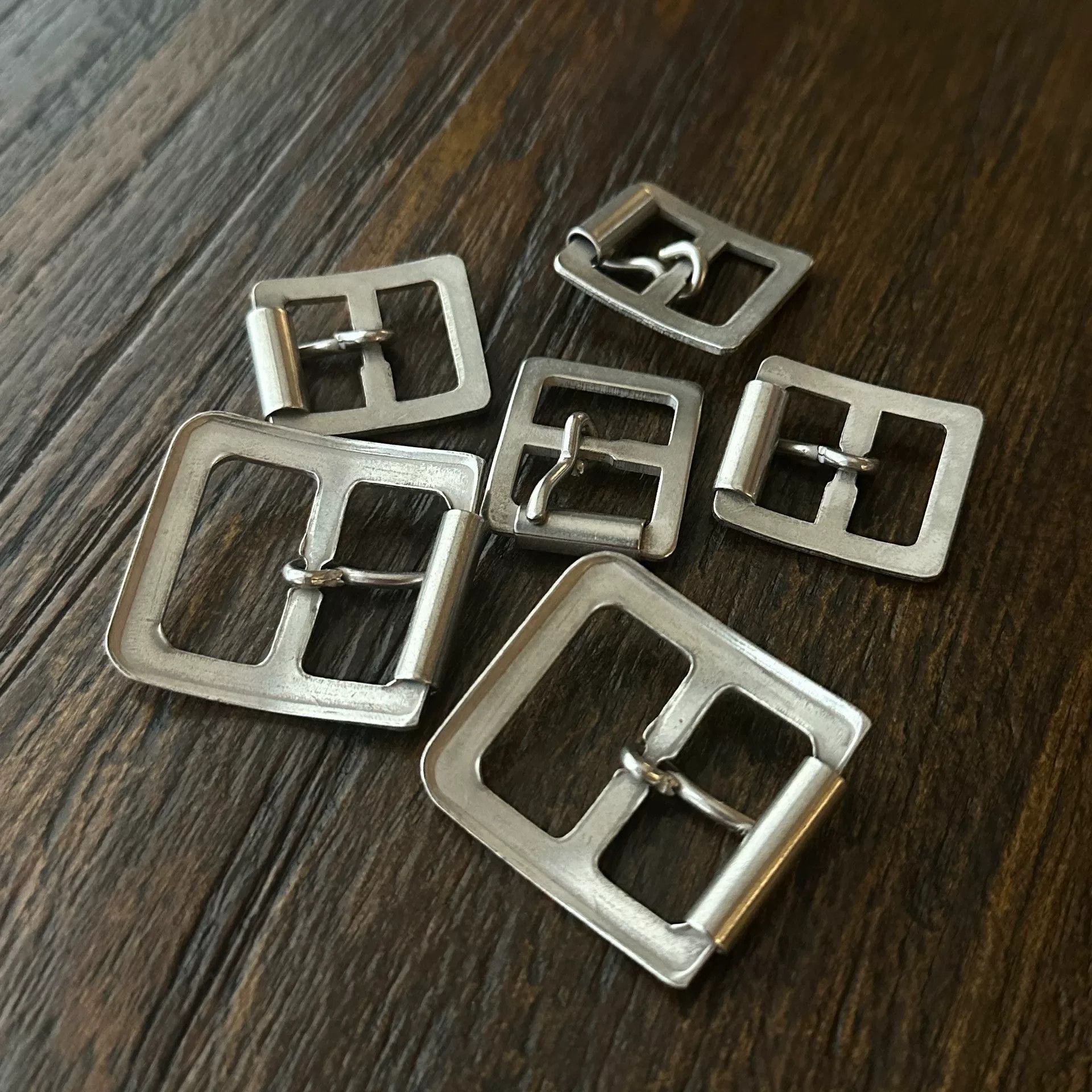 WESCO Wesco Boss Silver Double Belt Buckles Size ONE SIZE - 2 Thumbnail