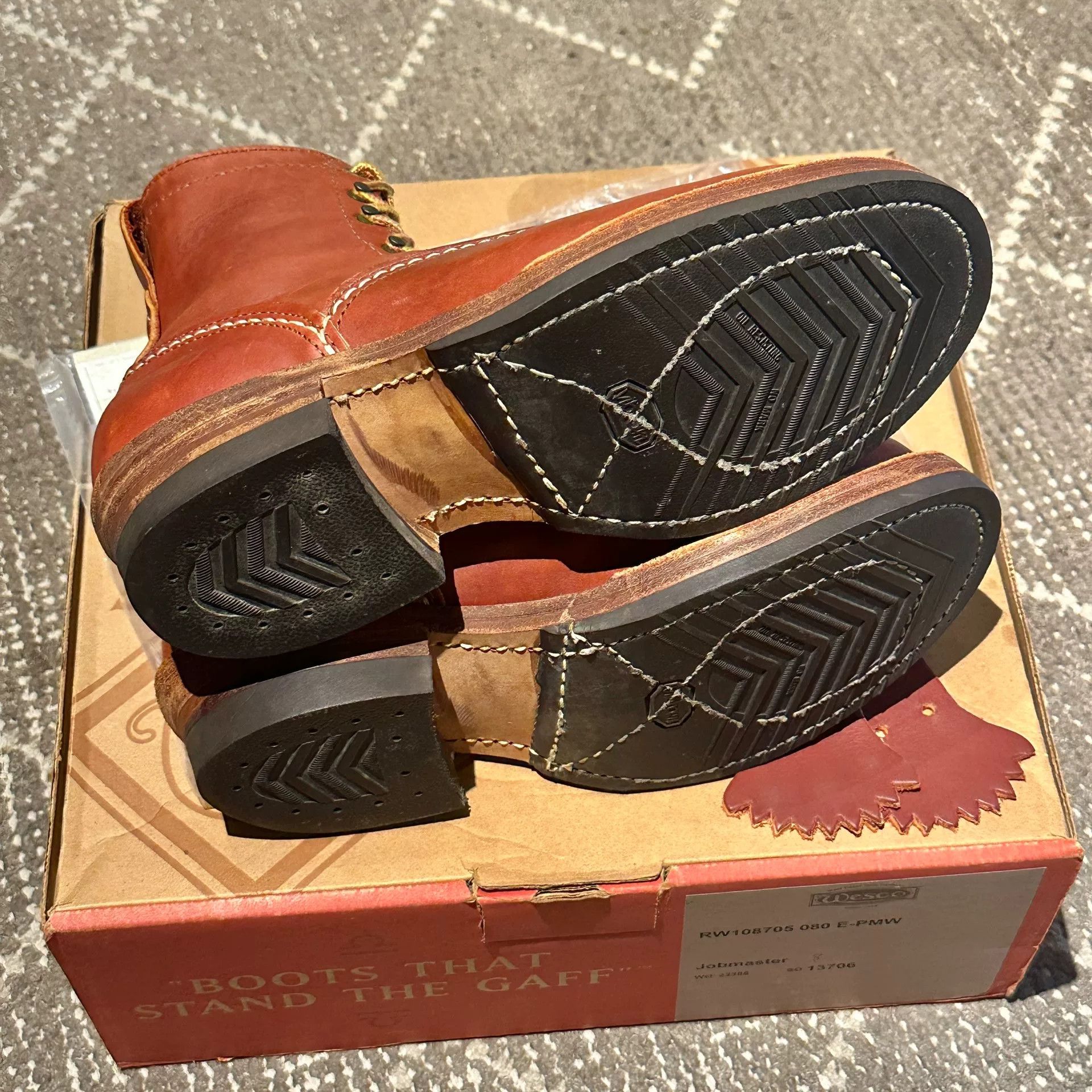 WESCO Wesco Jobmaster 8e Red Dog Size US 8 / EU 41 - 6 Thumbnail