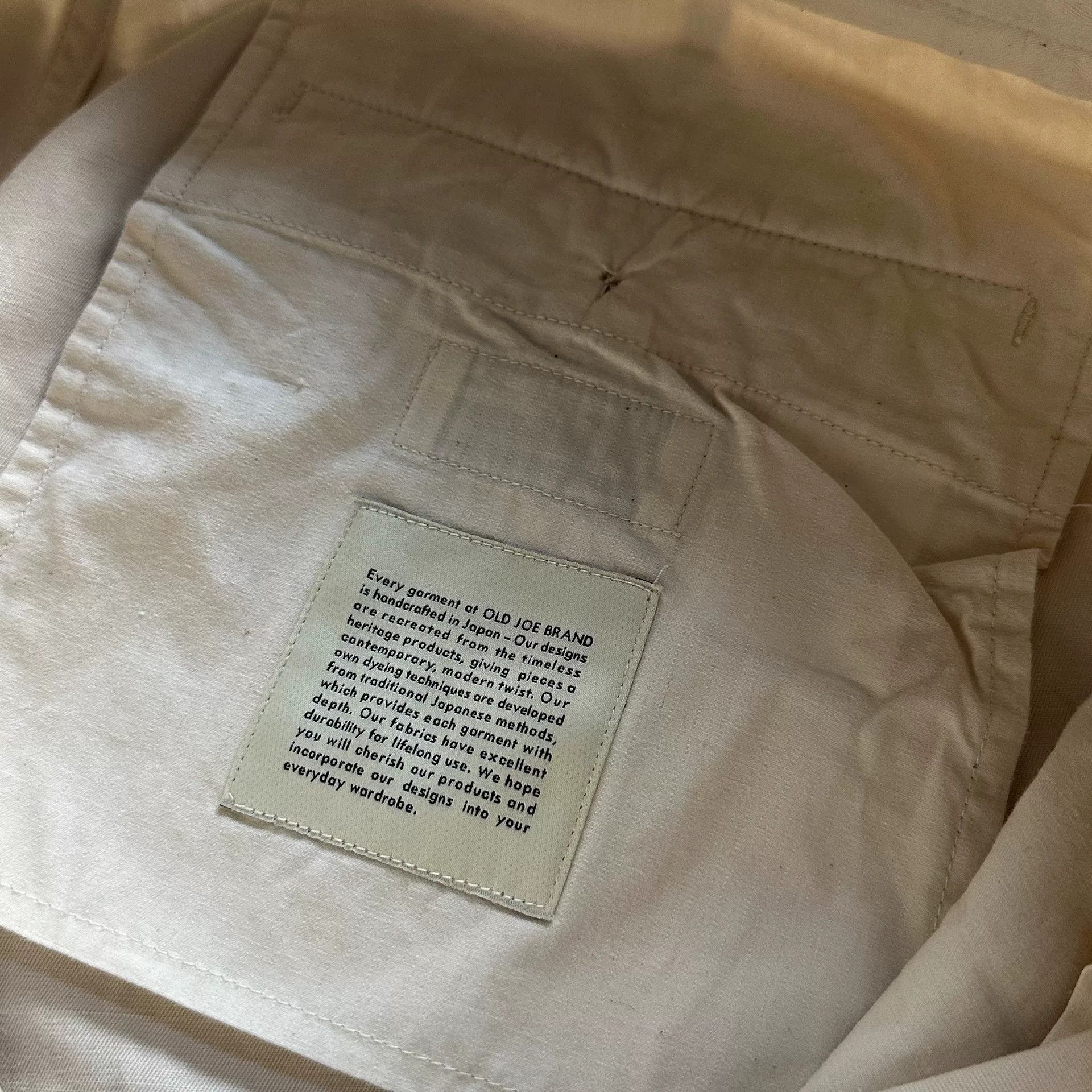 Old Joe OLD JOE Cotton Linen White Pants Size US 34 / EU 50 - 6 Thumbnail