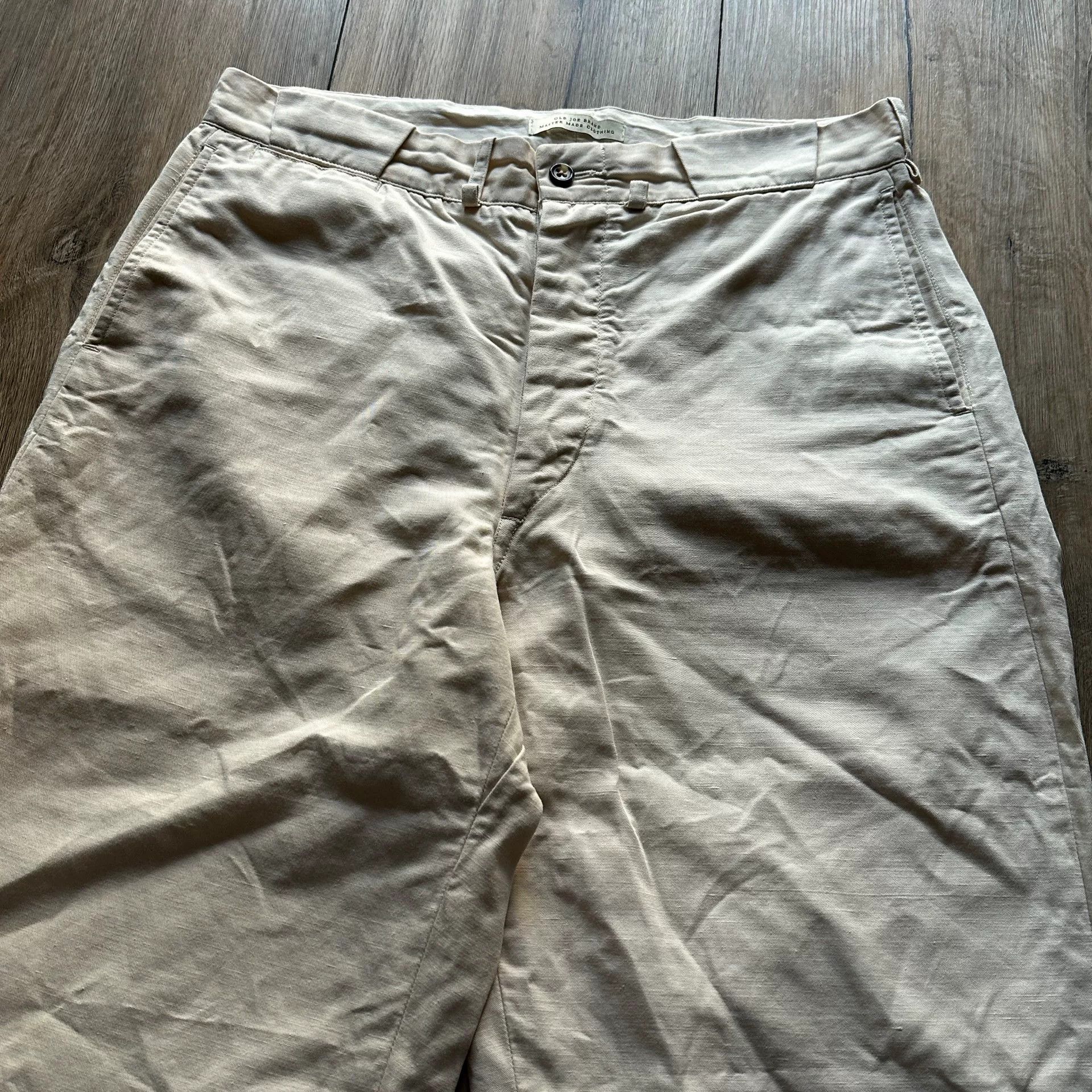 Old Joe OLD JOE Cotton Linen White Pants Size US 34 / EU 50 - 3 Thumbnail