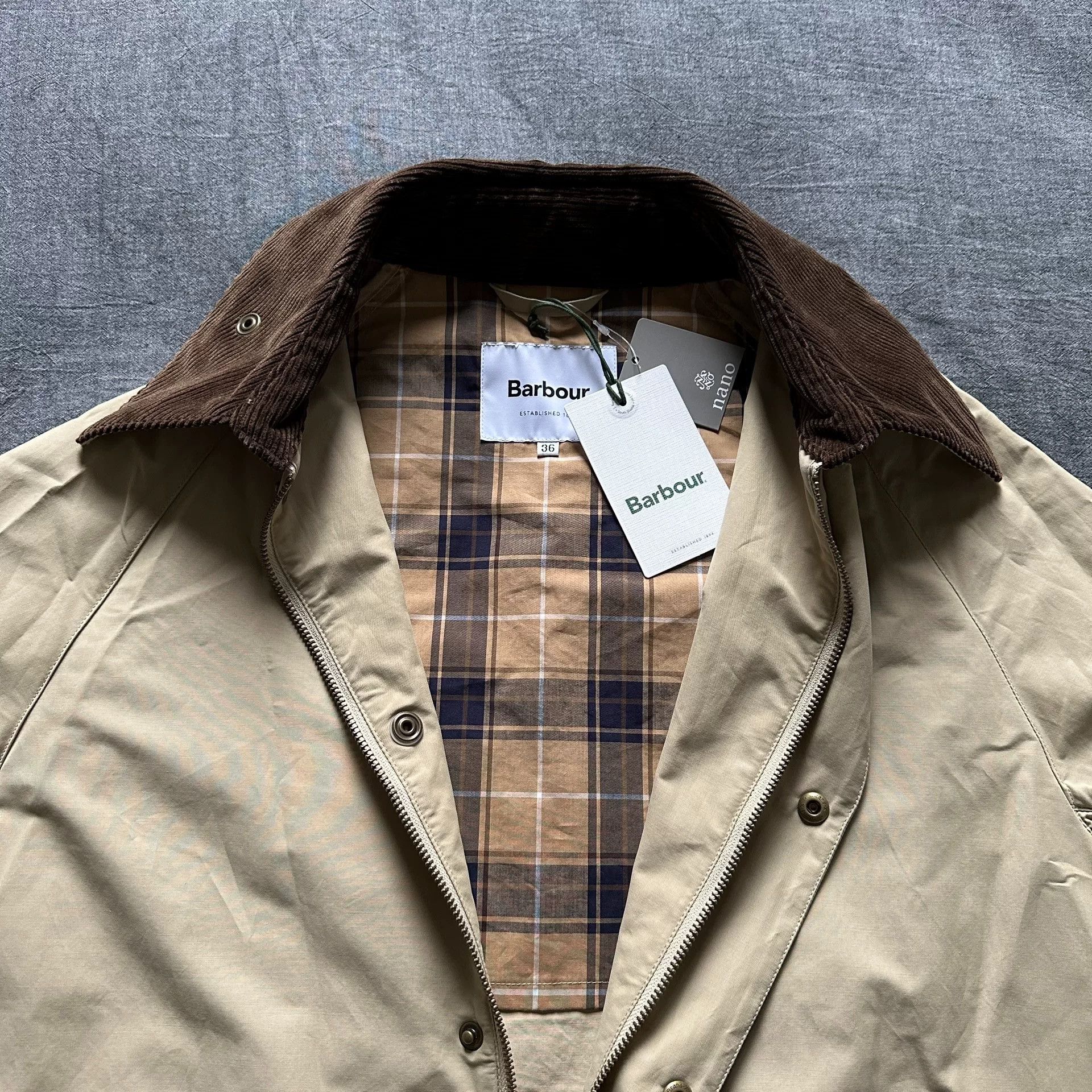 Barbour Barbour OS Oversize Bedale Belted Jacket Size US M / EU 48-50 / 2 - 5 Thumbnail