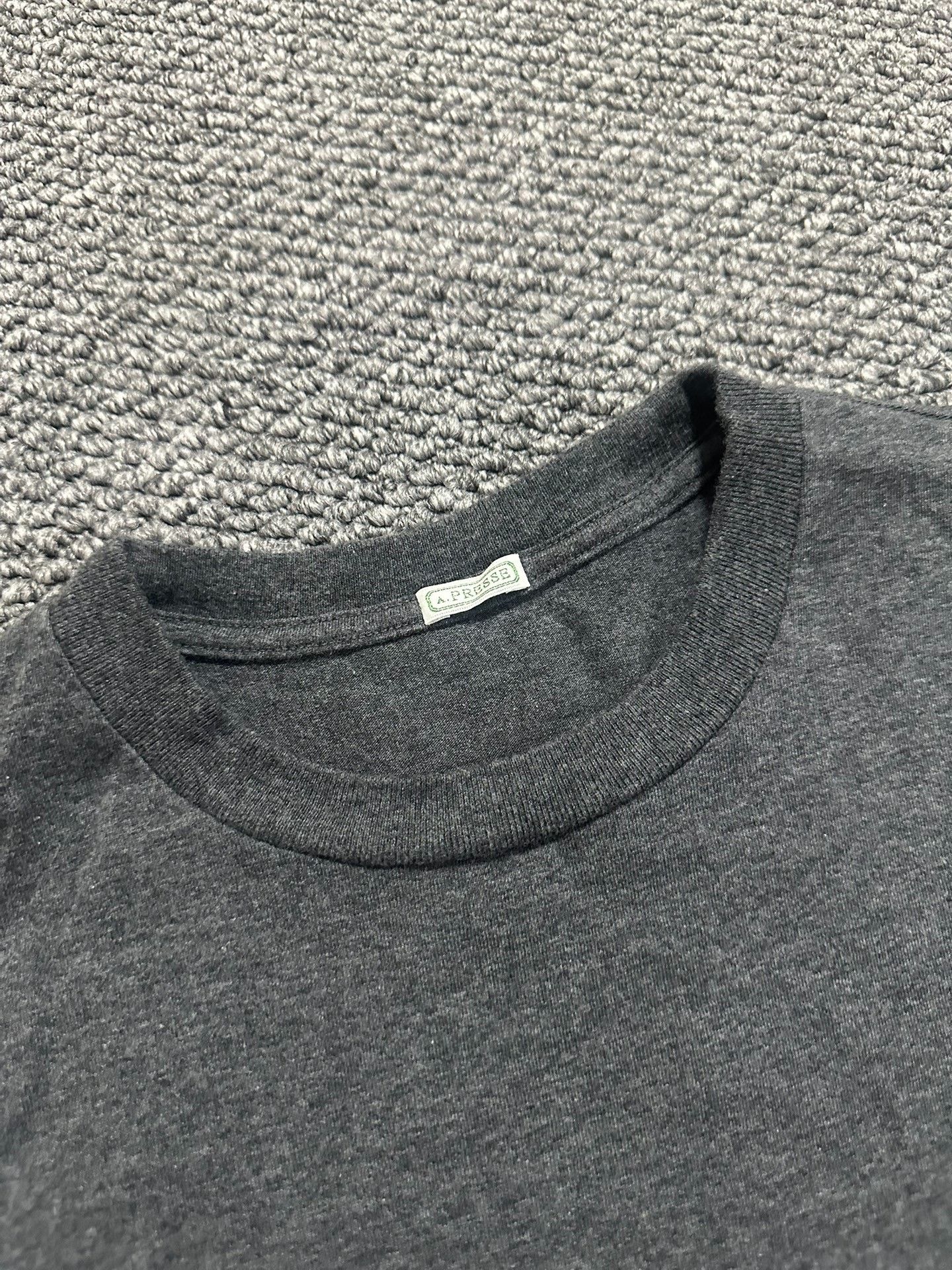 A.PRESSE Apressé Sea Island Cotton Blend Tee Size US XL / EU 56 / 4 - 2 Thumbnail