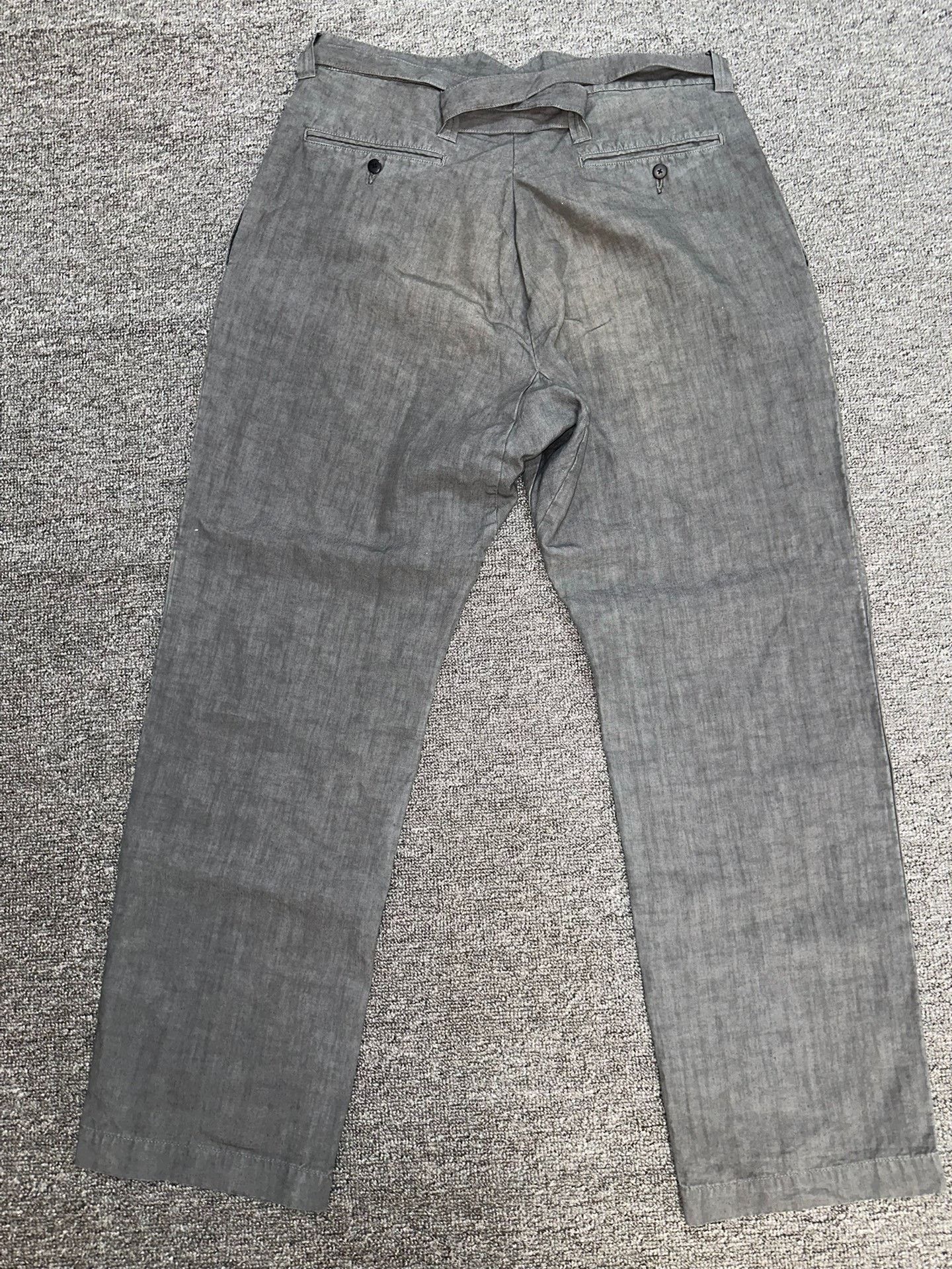 Visvim visvim ict Line Hakama Linen Distressed Pants Size US 28 / EU 44 - 4 Thumbnail