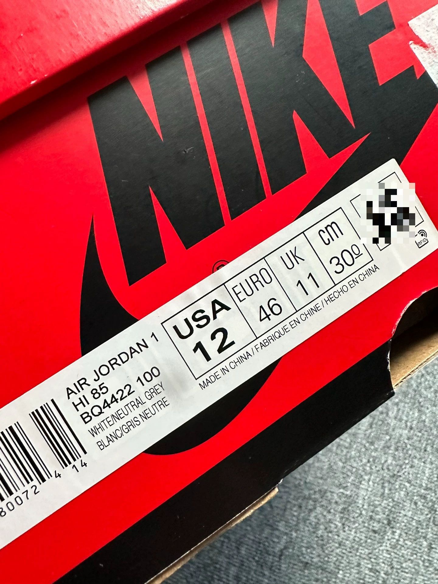 Jordan Brand Air Jordan 1 High 85 Size US 12 / EU 45 - 2 Thumbnail